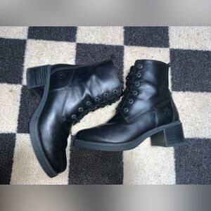 Timberland Heeled Combat Boots